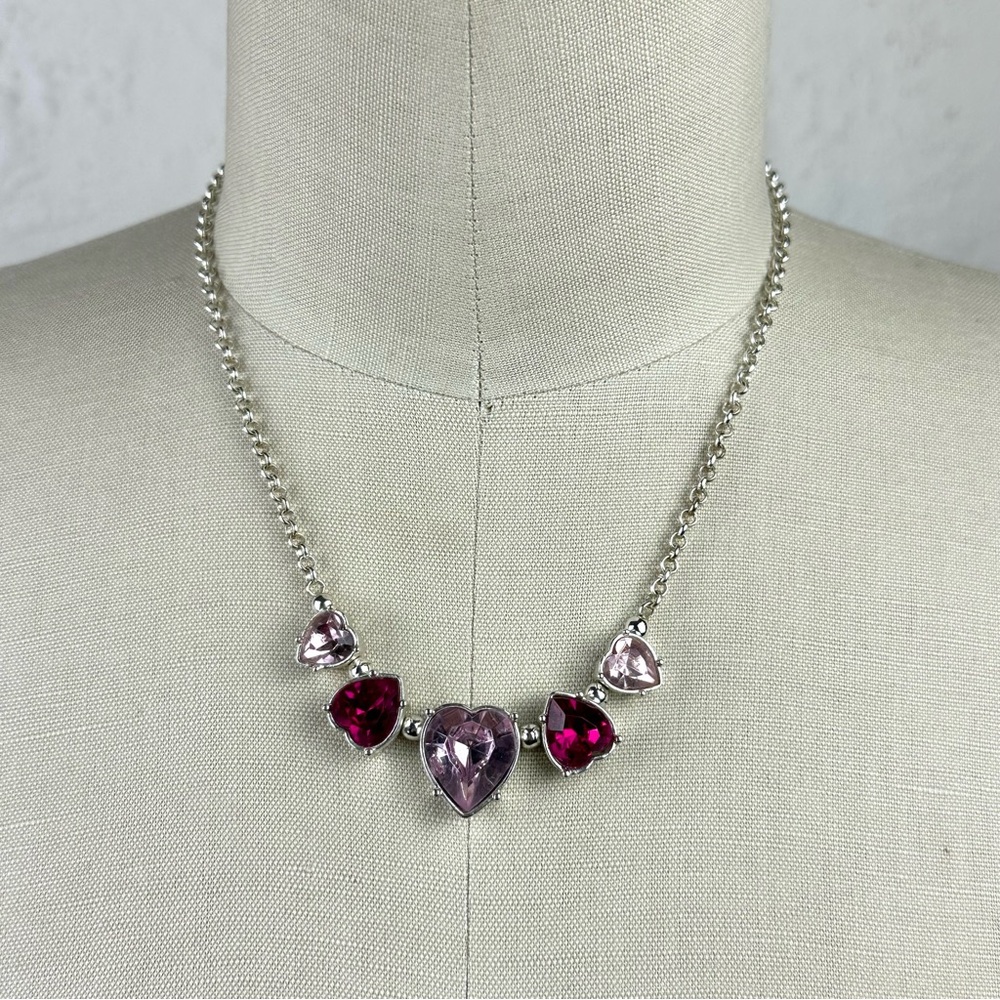 Upside-Down Heart Broken Love Necklace